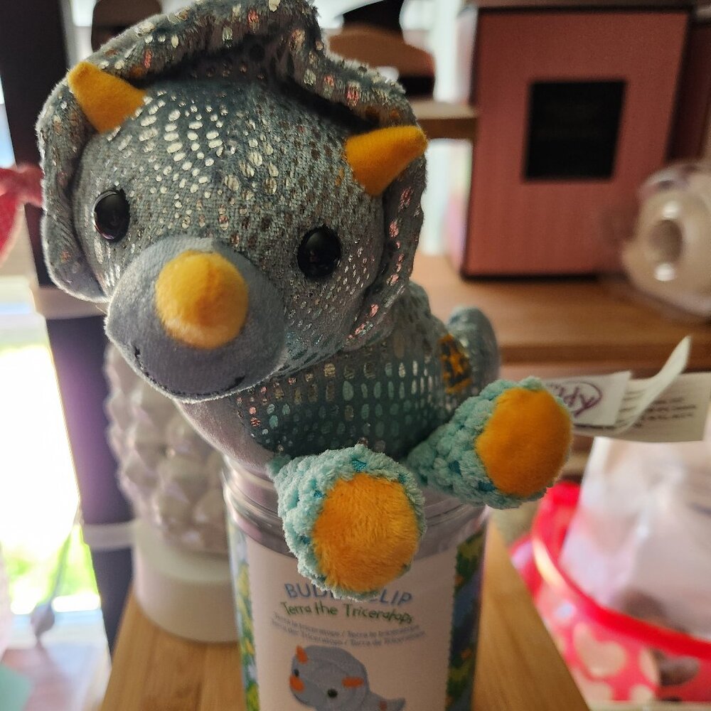 Terra the Triceratops Scentsy Buddy Clip